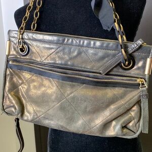 Lanvin Bronze Lambskin Purse